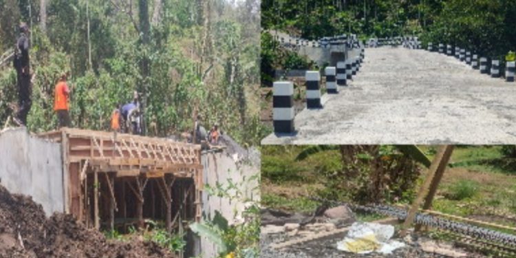 Pelaksana Proyek Pembangunan Jembatan Lebakharjo Terkesan Menghindar, Ada Apa PU Bina Marga Malang