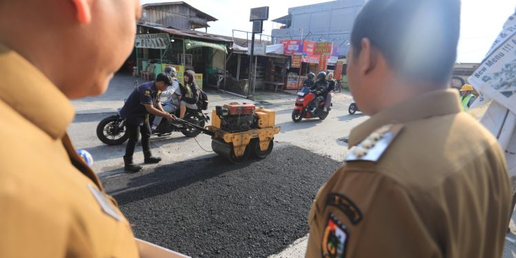Pemko Pekanbaru Terus Gesa Perbaikan Infrastuktur Jalan