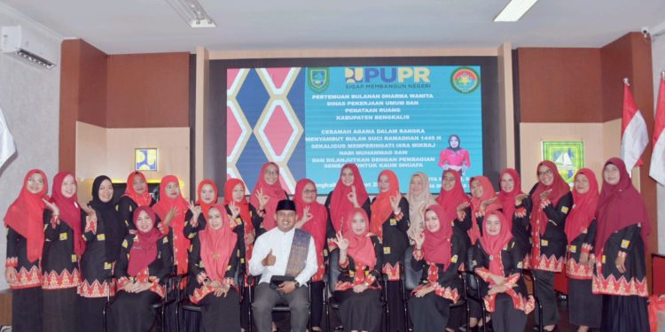 Foto: DWP PUPR Bengkalis, Gelar Ceramah Agama Sambut Ramadhan 1445 H Sekaligus Peringatan Isra' dan Mi'raj.