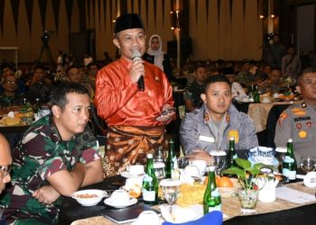 Ikuti Rapim TNI Polri, Wabup H Bagus Santoso Sampaikan Persoalan Abrasi dan Narkoba