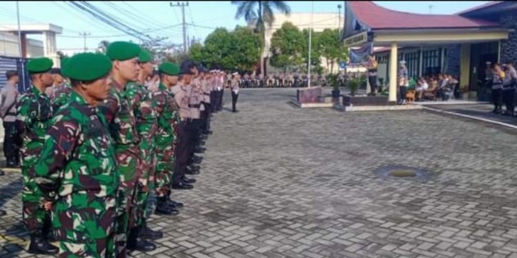 Apel Gabungan TNI-Polri Dalam Rangka Operasi Ketupat Singgalang 2024