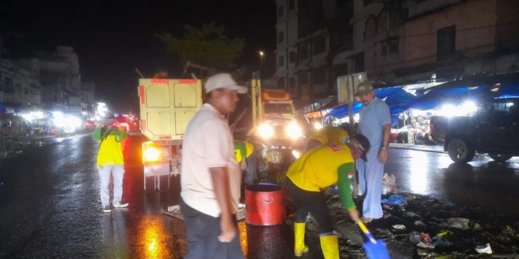 Suwandi Pimpin Langsung Pembersihan Sampah di Bagan Batu