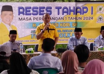 Anggota DPRD Rohil H Jasmadi Kori Dapil 1 Reses Masa Sidang 1 2024 
