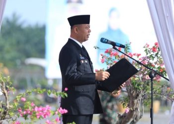 Sekdako Pekanbaru Pimpin Upacara Hardiknas Tahun 2024