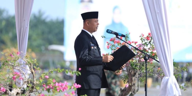 Sekdako Pekanbaru Pimpin Upacara Hardiknas Tahun 2024