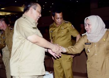 Bupati Kasmarni Ikuti Rakor Pemda dan Pemdes se-Provinsi