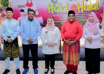Bupati Kasmarni Hadiri Halal Bihalal IKA-UNRI