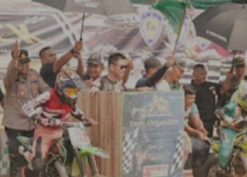 Bupati Rohil dan Dandim 0321 Buka Lomba Grass Track Dalam HUT ke-78 TNI