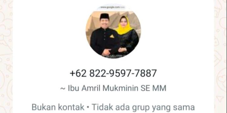 Himbauan Kepada Masyarakat Penipuan Mengatas Namakan Bupati Bengkalis