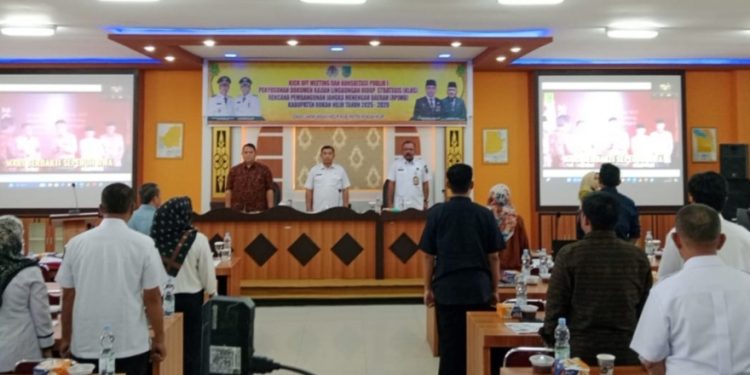 DLH Rohil Laksanakan Kick Off dan Konsultasi Publik l KLHS RPJMD 2025-2029