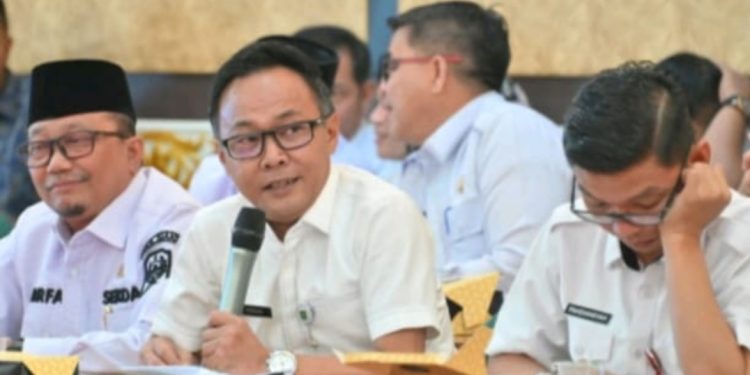 Pemda Bengkalis Melalui Sekda Dr Ersan Ikuti Rakor KPK dan BPN