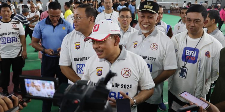 HUT Bhayangkara ke 78, Polda Sumatera Barat Gelar Kejuaraan Bulu Tangkis Kapolda Cup 2024