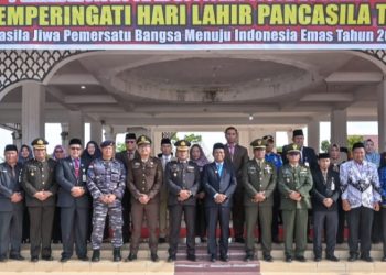 Pimpin Upacara Harlah Pancasila 2024, Wabup Rohil Sampaikan Amanat Kepala BPIP RI