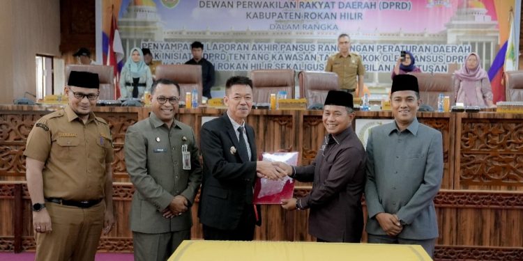 DPRD Rohil Sampaikan Rekomendasi DPRD LKPJ Bupati Rohil Tahun 2024