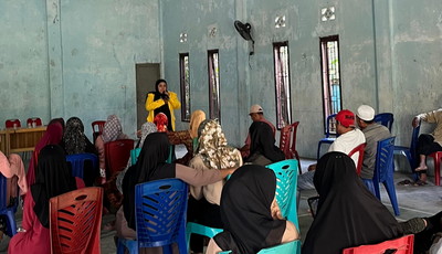 Tim KBM Fakultas Hukum Universitas Lancang Kuning Pekanbaru Adakan Penyuluhan Hukum di Desa Terantang Kampar