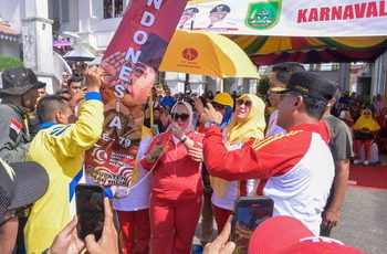 Diikuti 83 Sekolah Memeriahkan HUT RI ke-79, Pemkab Rohil Gelar Lomba Pawai Karnaval