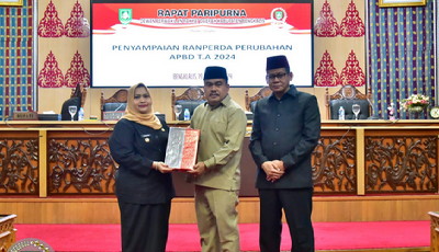 DPRD Bengkalis Rapat Paripurna Penyampaian Ranperda Tentang Perubahan APBD