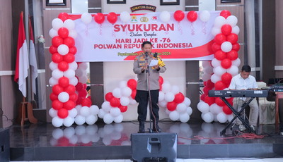 Polres Payakumbuh Gelar Syukuran, Pesan Kapolres AKBP Ricky Ricardo dan Berkisah Sekelumit Sejarah Polwan