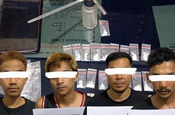 Lagi Asyik Menikmati Sabu, Sat Narkoba Polres Payakumbuh Berhasil Ringkus Empat Orang Tersangka
