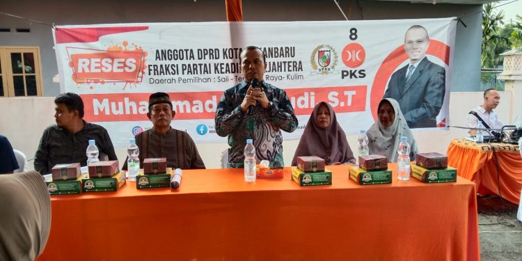 Sabarudi Reses di Kulim, Serap Aspirasi dan Evaluasi Pembangunan