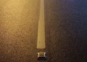 Baru Terpasang Road Stud di Jalan A Yani dan Sudirman Tak Berfungsi