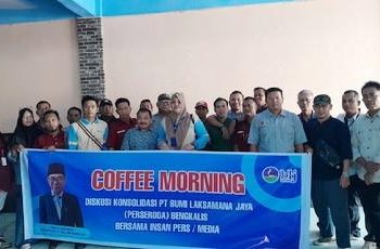 Bangun Sinergitas, PT BLJ BUMD Bengkalis Gelar Coffee Morning dengan Insan Pers 