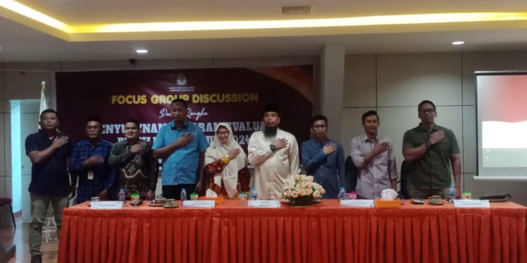 KPU Bengkalis Gelar Focus Group Discussion Dalam Rangka Penyusunan Laporan Evaluasi Pemilihan Tahun 2024