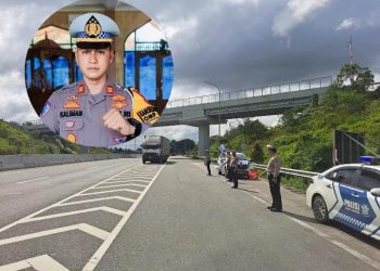 ANTISIPASI KECELAKAAN LALU LAINTAS JALAN TOL, SAT LANTAS POLRES SIAK LAKUKAN PATROLI GABUNGAN