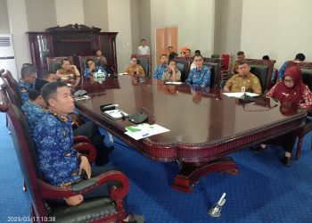 Bupati dan Wakil Bupati Rohil Ikuti Rakor Penyelenggaraan Pemda Bersama Mendagri