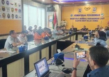 Jasa Raharja Cabang Dumai Hadiri FKLL Di Kantor KSOP Tinggat I Dumai untuk Persiapan Penyelenggaraan Angkutan Lebaran 1446H