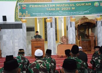 Korem 031/Wira Bima Peringati Nuzulul Qur’an 1446 H/2025 M