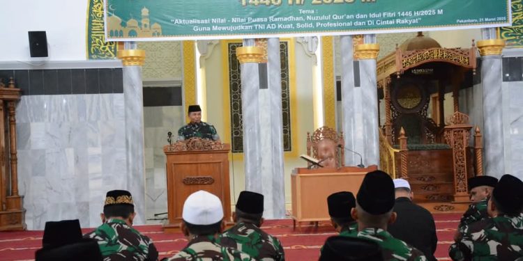 Korem 031/Wira Bima Peringati Nuzulul Qur’an 1446 H/2025 M