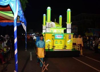 Meski Tidak Diperlombakan, Pawai Idul Fitri 1446 H di Bengkalis Tetap Diselenggarakan