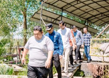 Agar Optimal Wakil Bupati Rokan Hilir Jhony Charles, Tinjau Pelabuhan Nelayan