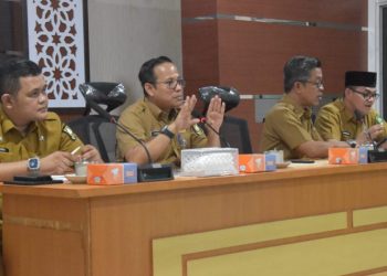 Dr. H. Aready, S.E, M.Si, Kepala BPKAD Pimpin Rapat koordinasi persiapan Musabaqah Tilawatil Qur’an (MTQ) tingkat Provinsi bersama seluruh Perangkat Daerah