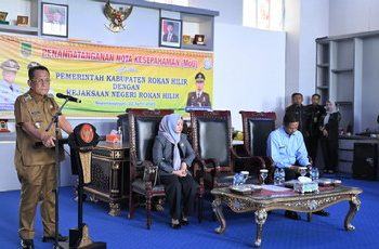 Wujud Konkret dari Komitmen Pemda, Pemkab Rohil dan Kejari MOU