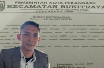 Buntut Dugaan Mafia Tanah di Marpoyan Damai Pekanbaru, Afriadi: Segera Periksa Oknum RT 04/RW Hingga BPN