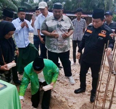 Peletakan Batu Pertama Masjid Ali Rahmad Kandis & Rumah Tahfidz serta Santunan kepada 50 Anak Yatim