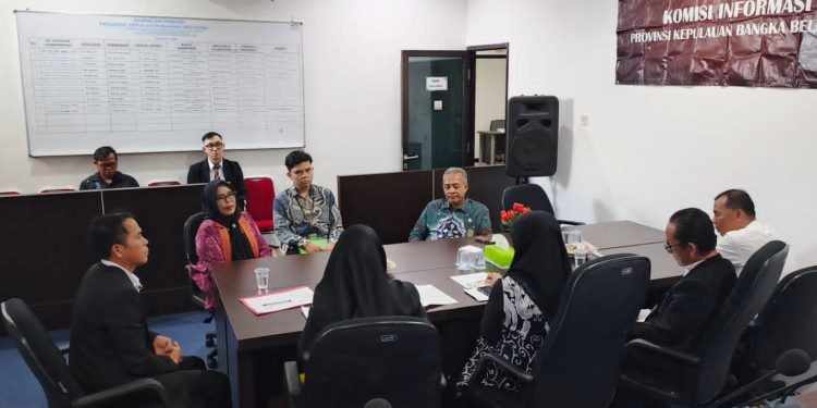 Bahas Transkrip Persidangan, KI Babel Duduk Bersama PN dan PTUN Pangkalpinang