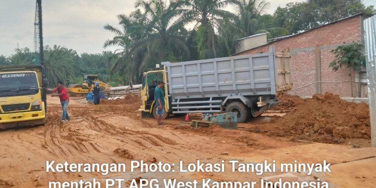 Diduga Beroperasi Secara Ilegal, Pengkomersilan Hasil Tambang Dari Borrowpit PT SJM Dilaporkan ke Polda Riau