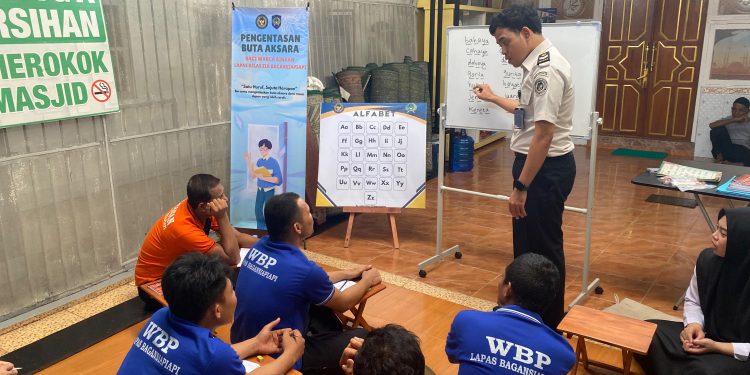 Belajar dari ki hajar dewantara , Lapas Bagansiapi api komitmen entaskan buta huruf  