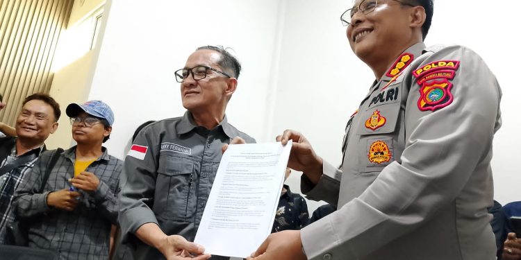 Puluhan Awak Media Babel Datangi Polda: Jangan Pidanakan Karya Jurnalistik
