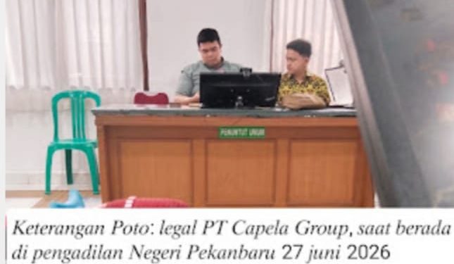Meskipun Debkolebtor Ditetapkan Tersangka Belum Ditahan di Polres Kampar, PT Capella Multi Dana Ajukan Gugatan di PN Pekanbaru