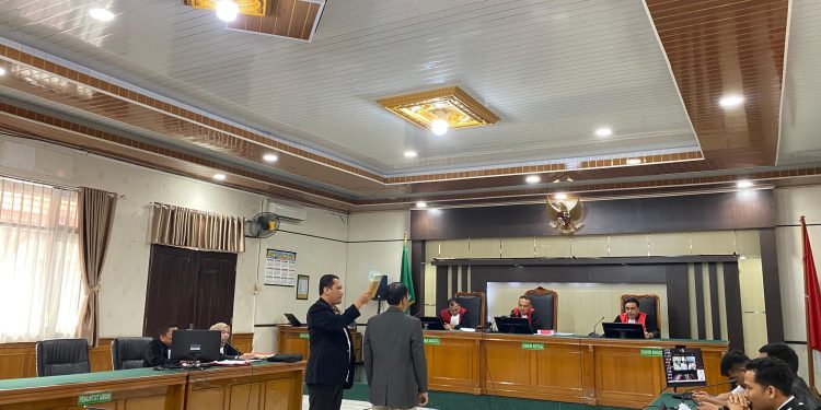 Jekson Jumari Pandapotan Sihombing alias Jekson kembali digelar di Pengadilan Negeri Pekanbaru