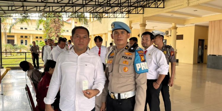 Polres Rohil laksanakan tes urine 58 personil dinyatakan negatif narkoba