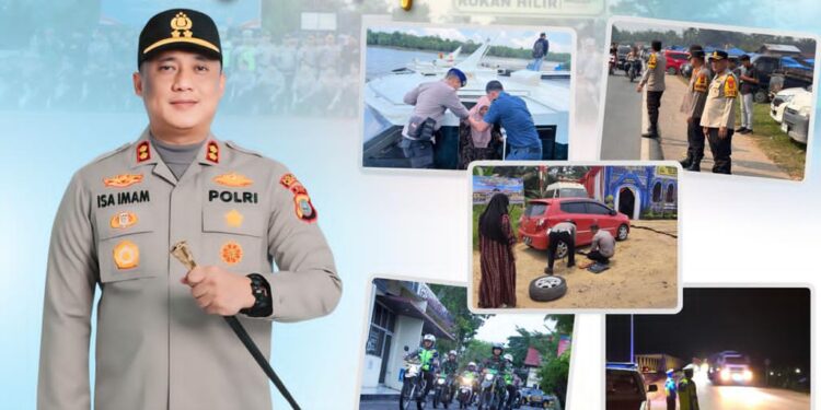 Kapolres Rohil ucapkan terima kasih dan apresiasi Pada Personil Polres Rohil , TNI , stakeholder , relawan; terlaksananya operasi ketupat 2026