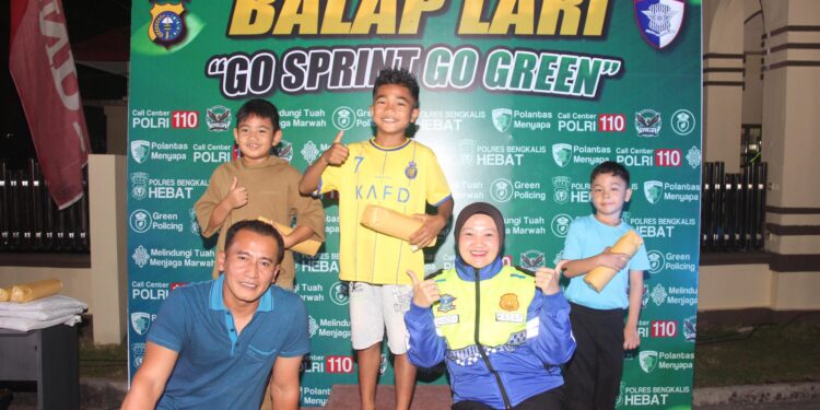 Polres Bengkalis Gelar Balap Lari Ramadhan, Cara Humanis Cegah Balap Liar