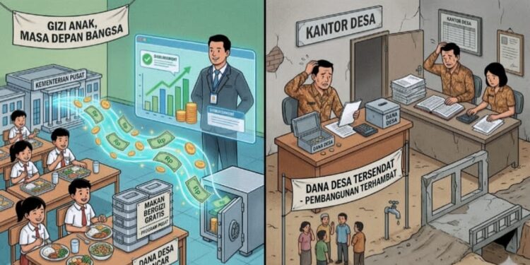 Saat Dapur MBG Mengalir Miliaran, Aparatur Desa Bengkalis Menangis Sambut Lebaran Tanpa Gaji Sejak Januari