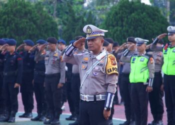 Kapolres Rohil pastikan seluruh rangkaian malam takbiran  berjalan aman, tertib, dan tanpa gangguan