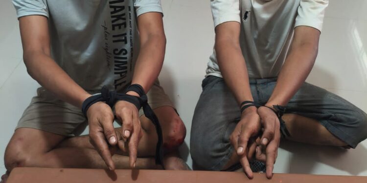 Satnarkoba Polres Bengkalis Ciduk Dua Orang Lagi Diamankan di Rumah DPO inisial JI